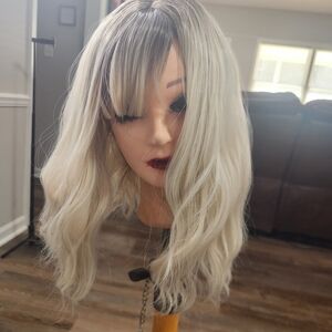 Stylish Blonde Ombre Wig